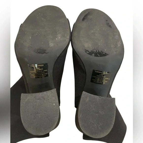 Steve Madden Womens Ferris Fabric Peep Toe Ankle
Fashion Boots, Black (Size 8.5) - Picture 7 of 7